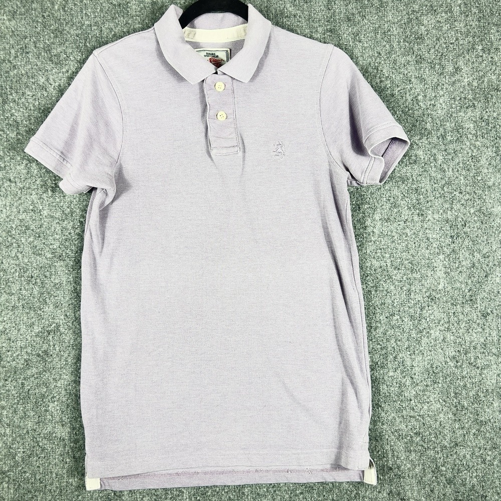 The Classic Polo Australia Men's Medium Lavender 100% Cotton Pique Polo Shirt M
